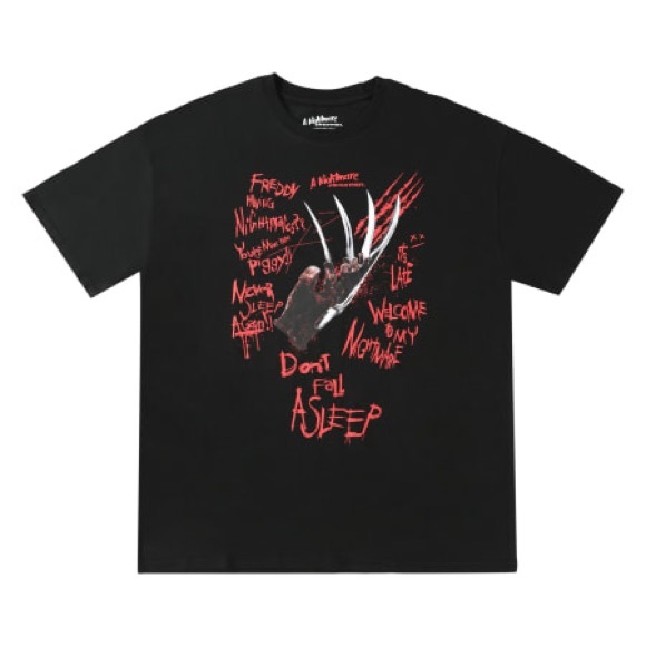 A Nightmare On Elm Street Freddy Krueger Halloween Graphic Tee - Picture 1 of 2